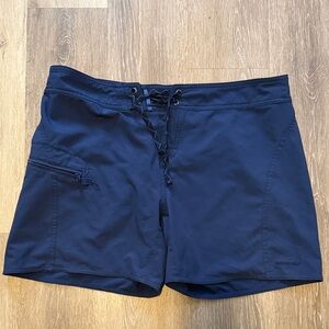 Patagonia Women's Navy Swim Hybrid Shorts